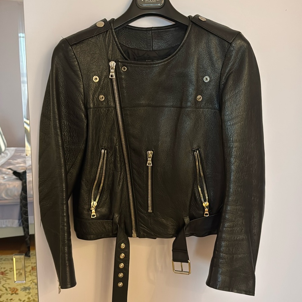 Marc Jacob’s leather biker jacket
